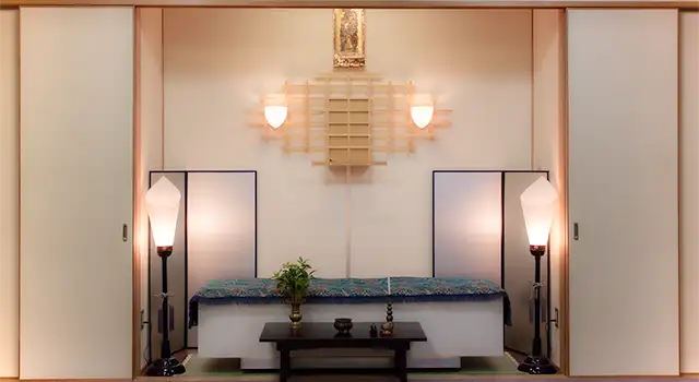 大ホール控室 極少数:5名様以下:祭壇写真